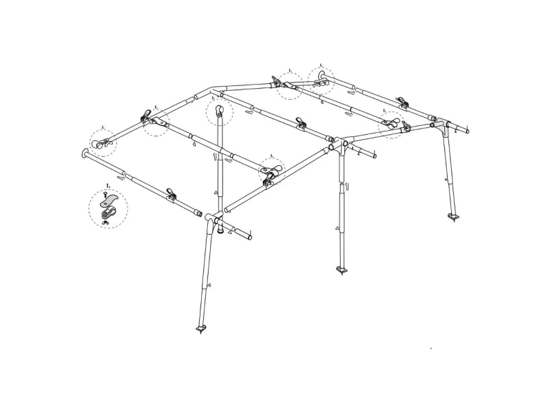 Plan d'armature acier Akinox à ventouses spécial surbaissées diamètre 25 mm 